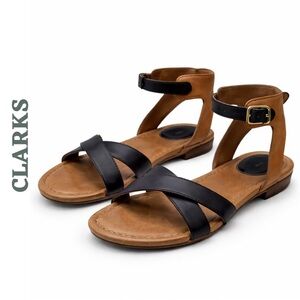 Clarks Artisan Leather Sandals Women’s Size 12